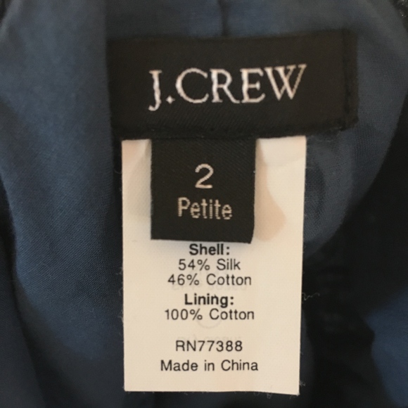 J. Crew Bridesmaid Dress in Dragonfly sz 2 petite - Picture 6 of 6